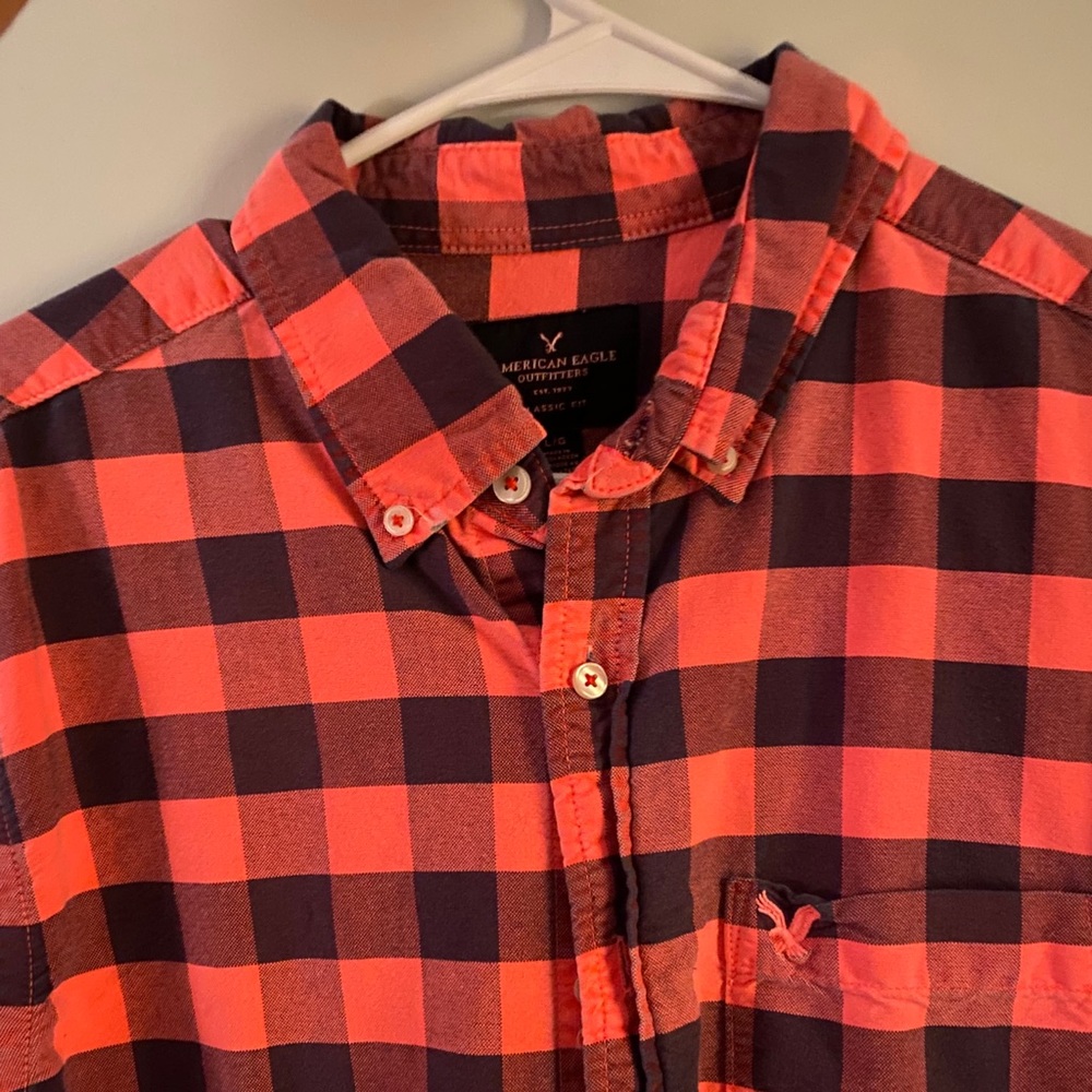 Orange plaid